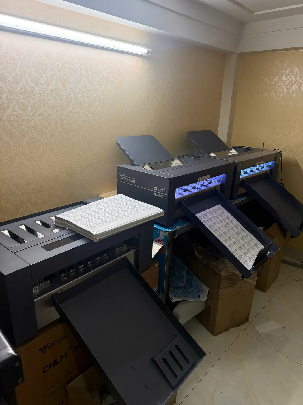 Máy bế demi CNC tự động Vulcan